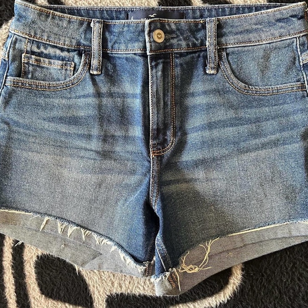 Hollister Midi Denim Shorts